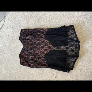 Corset top vintage from England